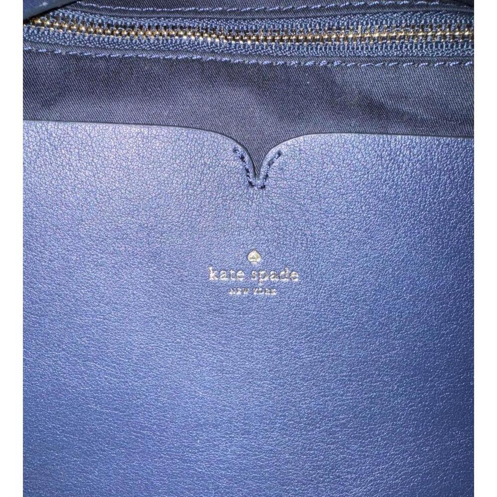 Kate Spade Sam Stripe Raffia Tote - Picture 5 of 7